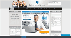 Desktop Screenshot of businessproposalletter.net